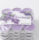 candle homecollection geursfeerlicht lavendel 36x