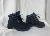 ByFame Am-7006 jongens laarzen - boots - zwart maat 24