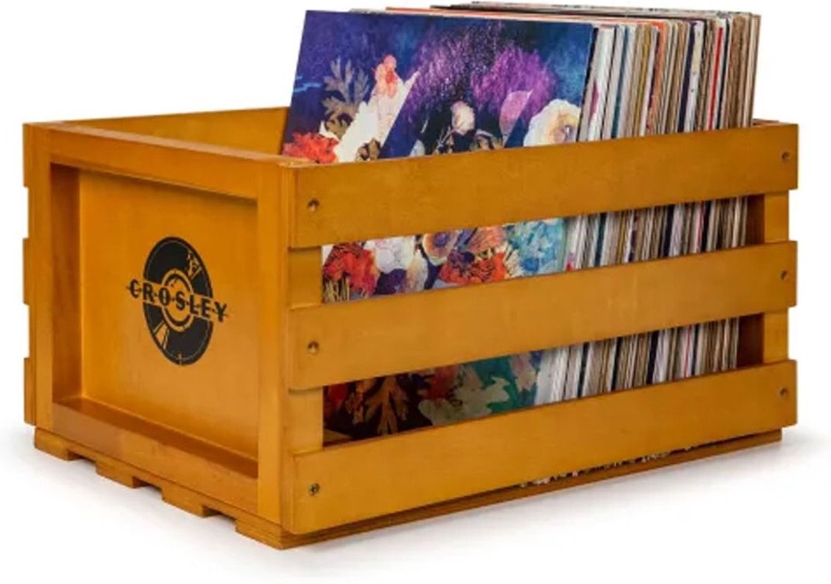 Crosley LP Opberg Krat - Acorn