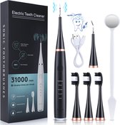 Elektrische Sonische Tandenborstel Voor Volwassenen met Timer En 5 Modes + 3 Vervangbare Borstels