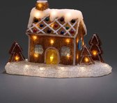 Konst Smide - Decoratief Kersthuisje - LED - LxB 23x35cm