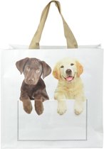 Boodschappentas - twee hondjes - Esschert Design