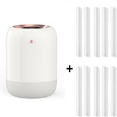 Aromato® Diffuser Aromatherapie Wit - Luchtbevochtiger - Etherische Oliën - Luchtzuiveraar Draadloos - Aroma Diffuser - Smart Touch Display