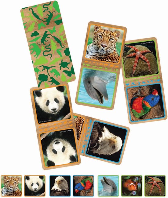 Thumbnail van een extra afbeelding van het spel WWF Domino spel - Wildlife