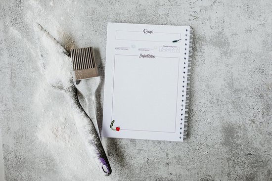 Maan Amsterdam Receptenboek - Invulboek Om Recepten In Te Schrijven Met Stickervel