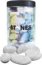 Tasia FanTasia Stones - Happy Stones - Wit - Schilderbare Keien - ‘Beach Pebbles’