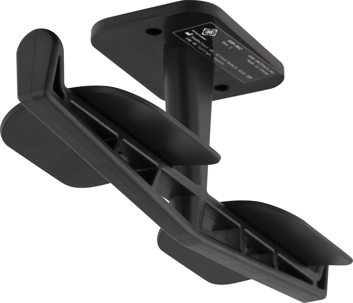 Deltaco GAM-062 Headset houder voor Twee Headsets - Zwart