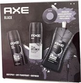 AXE Black Geschenkset - Giftset - Deodorant + Anti-transparante Deodorant + Bodywash met een draadloze doucheluidspreker cadeau