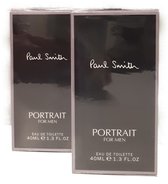 Paul Smith Portrait - Eau de toilette - Men - 40 ml - Bundel van twee stuks - Voordeel Set - Vaderdag Cadeau Tip