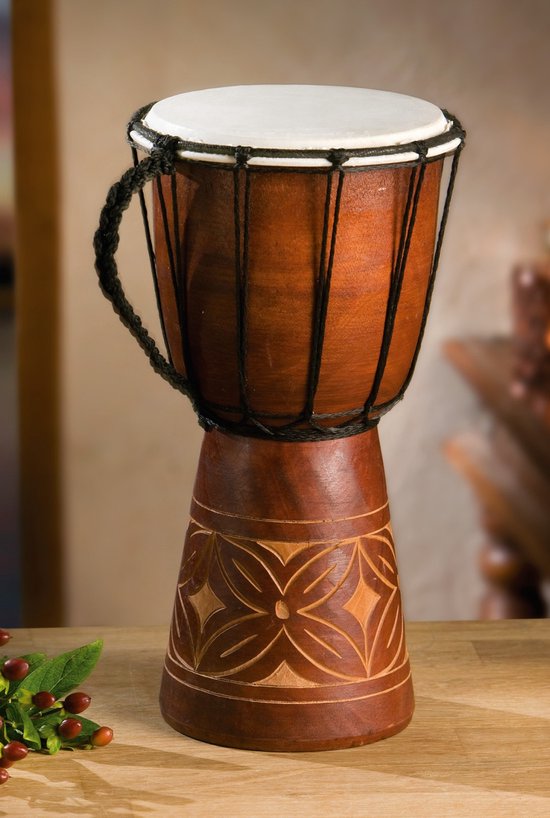 Moortje Djembé Trommel 31 cm Ø16cm Handmade