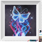 Artstudioclub® Strass steentjes Diamond painting volwassenen  30x30cm  Vlinder