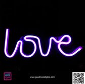 LOVE | NEON-SIGN - HANGMODEL | BASIS COLLECTIE Led verlichting - Sfeerverlichting - Wandlamd - Hanglamp - Neon verlichting - Warm wit sfeerlicht - Wandlamp