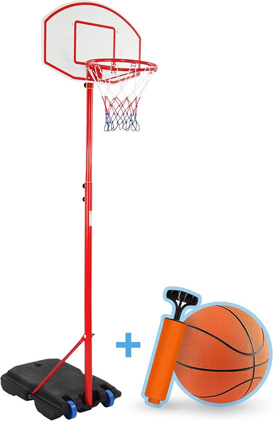 Panier de basket-ball réglable pour bébés enfants avec support extérieur 