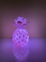 LED Ananas lamp - Roze - LED Pineapple lamp - 12.5 x 6.5 x dia 5 cm - IMPULS