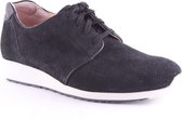 Durea 6160 Zwart Veterschoen Nubuck Wijdte H