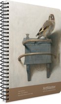 Gipta Notitieboek | Puttertje van Fabritius | Spiraal/gelinieerd - 17 x 24 cm - 240 pagina's