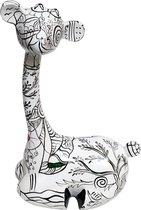 Kunst Object 'Relaxing Giraffe' Tekening AR-TR331 ST Small Mia Coppola