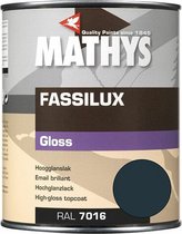 Mathys Fassilux BOUWVERFLAK RAL 7016 - Antracietgrijs -0.93ltr.