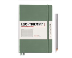 Leuchtturm1917 - Medium A5 - Notitieboek - Gelinieerd - Olive - Notebook - 4004117609398