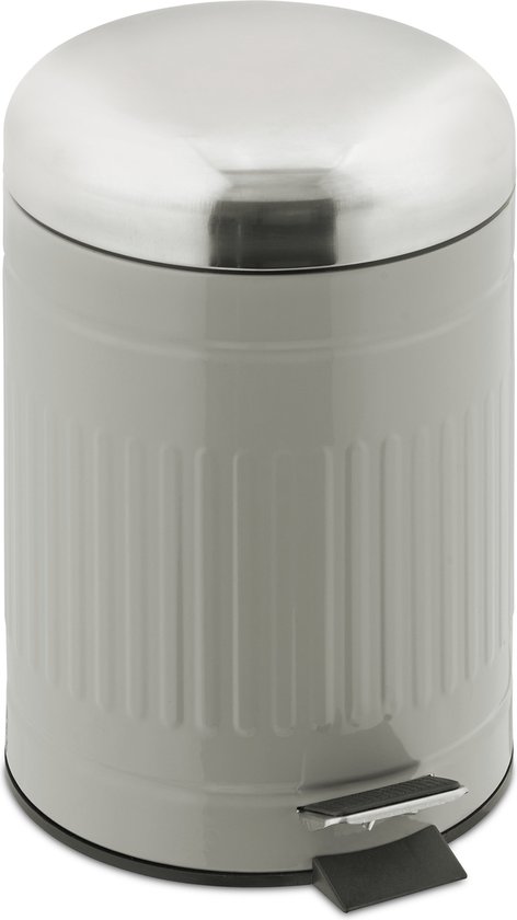 Relaxdays smalle pedaalemmer, 7 l, softclose, uitneembare binnenemmer
