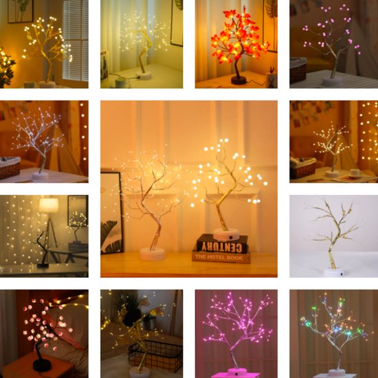 MIRO Arbre Branches lumineuses Lumineuses Lumière Wit Chaude Led