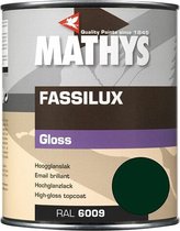 Mathys Fassilux BOUWVERFLAK RAL 6009 - dennengroen - 0.93 ltr.