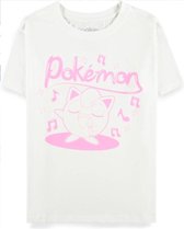 Pokémon - Jigglypuff Sing Dames T-shirt - L - Grijs