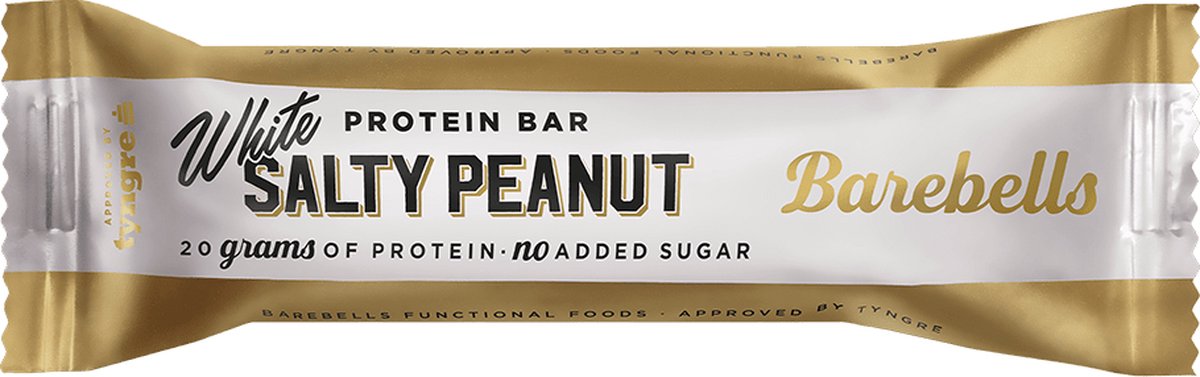 Goedkoopste Barebells Protein Bars - Proteïne Repen / Eiwitrepen - White Salty Peanut - 1 Reep ( 55 gram