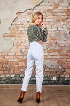 Broek Toxik3 loose (mom) fit jeans white natural jeans 02