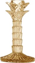 Bougeoir palmier beige clair 16cm