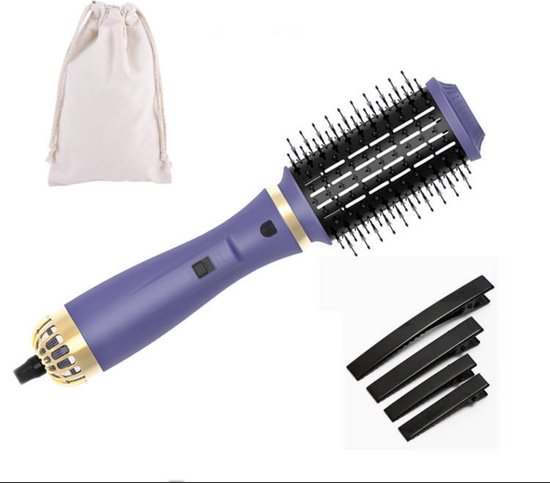 Blossombel 3 en 1 - Brosse à cheveux Magic Brush - Sèche-cheveux ovale (6  cm de... | bol.com