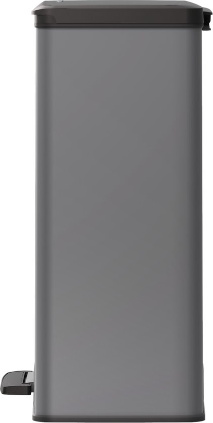 Curver Decobin Prullenbak - 65L - Rechthoekig - Cool Grey | bol.com