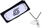 GoFive - Naruto hoofdband - incl. Konoha ketting - Konoha hoofband - Shinobi Set