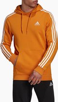 Adidas Essentials 3-Stripes Trui / Hoodie - Geel Heren - Maat M - Kerstcadeau