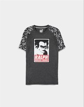 Wreck It Ralph 2 Wreck Face Raglan Mens Tshirt M