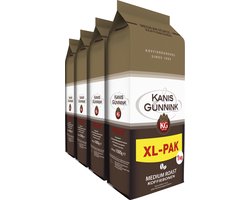 Kanis & Gunnink Medium Roast Koffiebonen - Voordeelverpakking 4 x 1000 gram
