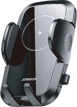 Joyroom Auto Telefoonhouder Qi Oplader 15W voor Ventilatierooster Zwart