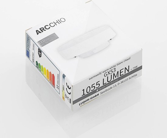 Arcchio - GX53 LED-lamp - polycarbonaat - GX53