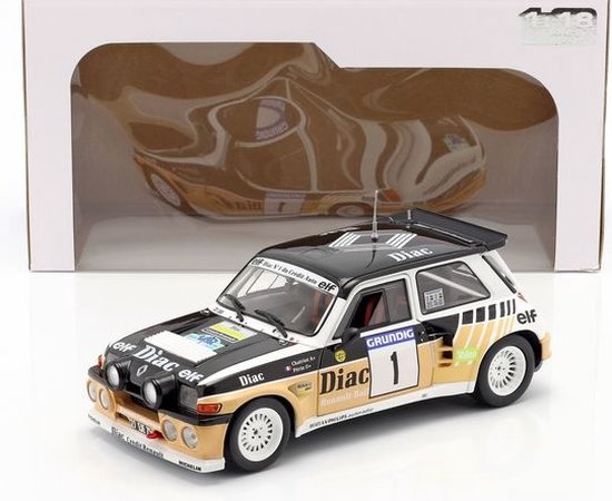 Renault 5 Maxi Turbo – Rallye Du Var 1986 – Chatriot – Échelle 1/18 – IXO – Neuf