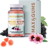 Max & Gums Immuunsysteem Gummies - Vitamine c - Vegan & glutenvrij - 90 gummies