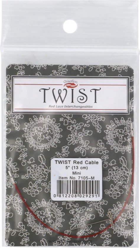 ChiaoGoo TWIST RED kabel mini 5cm