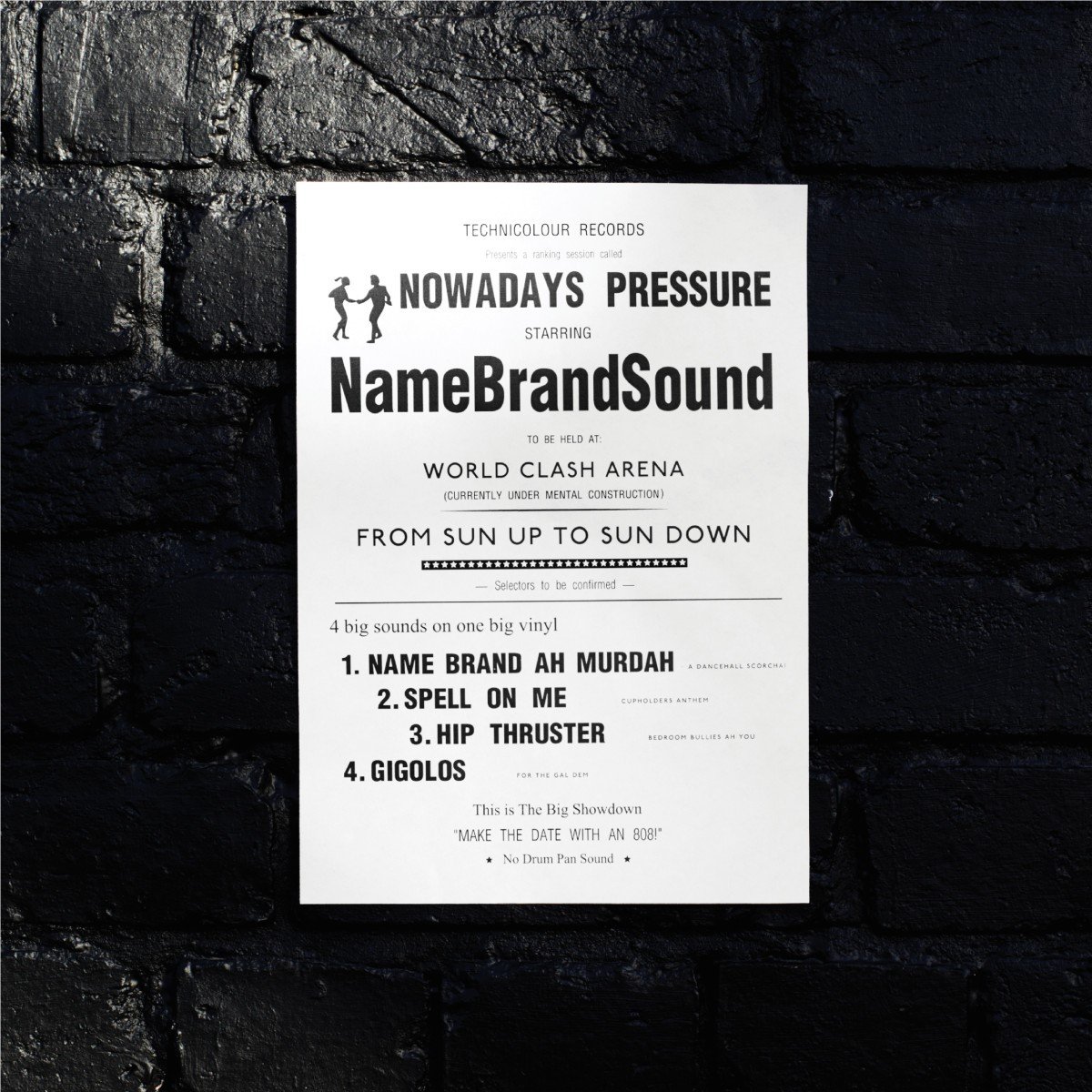 NameBrandSound - Nowadays Pressure (12" Single)