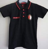 Feyenoord tshirt - zwart - maat 128/134
