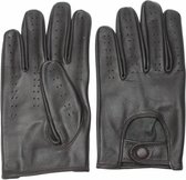 Swift Retro Racing Leren Motorhandschoenen - Handschoenen voor Dames & Heren - Donkerbruin - Maat S