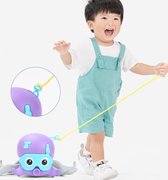 Babybadkamer Speelgoed Kids - Octopus Clockwork Touw Getrokken Kruipen Land Water - Speelgoed Slepen Lopen Zwemmen Water Speelgoed Kids Gift