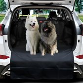MATCC Hondendeken auto - Kofferbakhoes - Kofferbakbeschermingsmat - met zijbescherming -Waterdicht & Antislip, Zwart - 185 x 105 x 36 cm