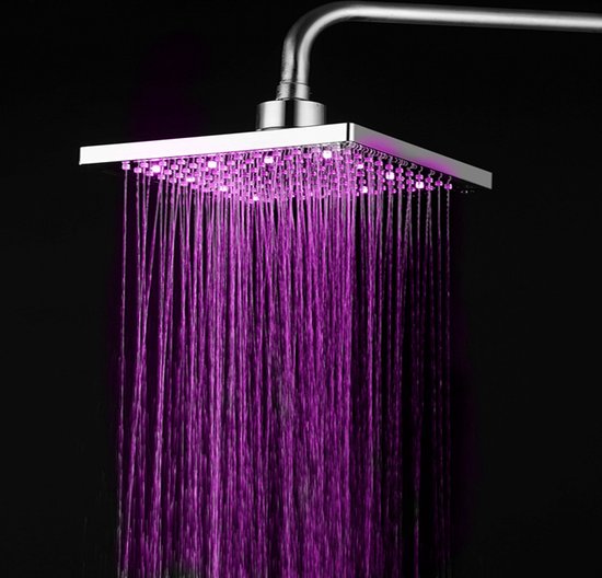 Tête de douche à LED Pommeau de douche de salle de bains moderne