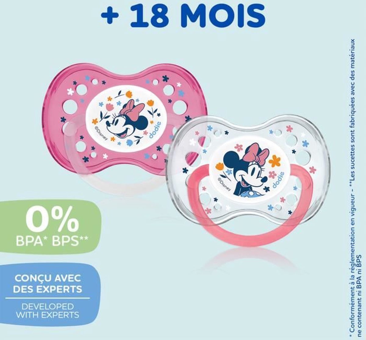 Dodie Disney sucette anatomique silicone - Bébé 6-18 mois