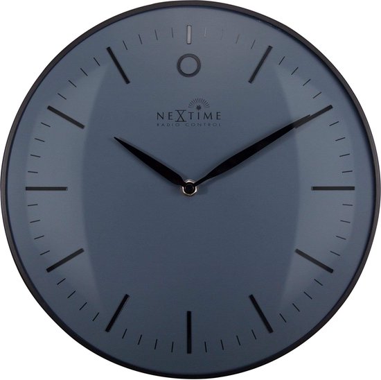 Kienzle radiografische wandklok 25 cm met DCF signaal, stil, stalen