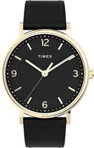 Timex Southview TW2U67600 Horloge - Leer - Zwart - Ø 41 mm